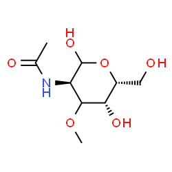 ChemSpider 2D Image | 3-O-Methyl-N-acetyl-D-glucosamine | C9H17NO6