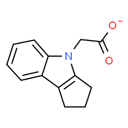 ChemSpider 2D Image | 2,3-Dihydrocyclopenta[b]indol-4(1H)-ylacetate | C13H12NO2