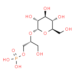 ChemSpider 2D Image | 2-O-(alpha-D-glucosyl)-sn-glycerol 3-phosphate | C9H19O11P
