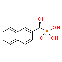 ChemSpider 2D Image | [(S)-Hydroxy(2-naphthyl)methyl]phosphonic acid | C11H11O4P
