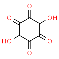 ChemSpider 2D Image | 3,6-Dihydroxy-1,2,4,5-cyclohexanetetrone | C6H4O6
