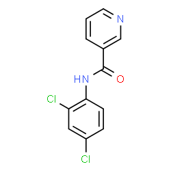 ChemSpider 2D Image | N-(2,4-Dichlorophenyl)nicotinamide | C12H8Cl2N2O
