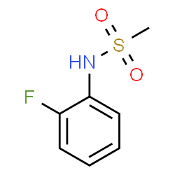 ChemSpider 2D Image | N-(2-Fluorophenyl)methanesulfonamide | C7H8FNO2S