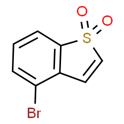 ChemSpider 2D Image | 4-Bromo-1-benzothiophene 1,1-dioxide | C8H5BrO2S