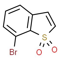ChemSpider 2D Image | 7-Bromo-1-benzothiophene 1,1-dioxide | C8H5BrO2S