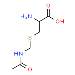 ChemSpider 2D Image | S-(Acetamidomethyl)cysteine | C6H12N2O3S