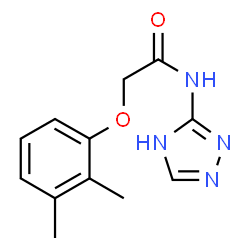 ChemSpider 2D Image | 2-(2,3-Dimethylphenoxy)-N-(1H-1,2,4-triazol-3-yl)acetamide | C12H14N4O2