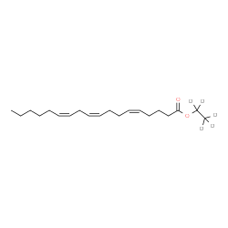 ChemSpider 2D Image | (~2~H_5_)Ethyl (5Z,9Z,12Z)-5,9,12-octadecatrienoate | C20H29D5O2