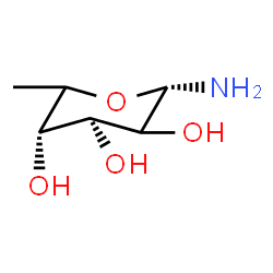 ChemSpider 2D Image | 6-Deoxy-alpha-D-threo-hexopyranosylamine | C6H13NO4