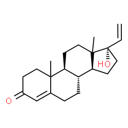 ChemSpider 2D Image | (10xi,13xi)-17-Hydroxypregna-4,20-dien-3-one | C21H30O2