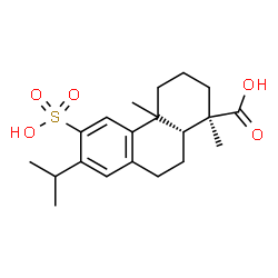 ChemSpider 2D Image | (10xi)-12-Sulfoabieta-8,11,13-trien-18-oic acid | C20H28O5S
