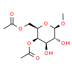ChemSpider 2D Image | methyl 4,6-di-O-acetyl-beta-D-galactoside | C11H18O8
