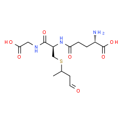 ChemSpider 2D Image | S-(4-oxobutan-2-yl)glutathione | C14H23N3O7S