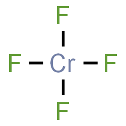 ChemSpider 2D Image | tetrafluorochromium | CrF4