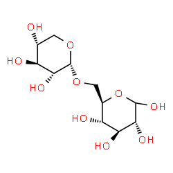 ChemSpider 2D Image | 6-O-alpha-D-Xylopyranosyl-D-glucopyranose | C11H20O10