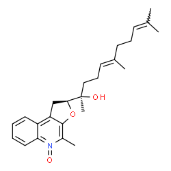 ChemSpider 2D Image | Aurachin A | C25H33NO3