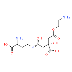 ChemSpider 2D Image | (4Z)-4-[(3-Amino-3-carboxypropyl)imino]-2-[2-(2-aminoethoxy)-2-oxoethyl]-2,4-dihydroxybutanoic acid | C12H21N3O8