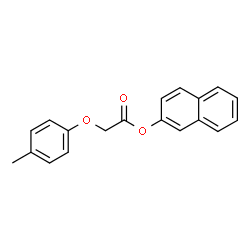ChemSpider 2D Image | 2-Naphthyl (4-methylphenoxy)acetate | C19H16O3