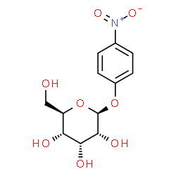 ChemSpider 2D Image | 4-Nitrophenyl beta-D-allopyranoside | C12H15NO8