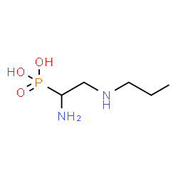 ChemSpider 2D Image | [1-Amino-2-(propylamino)ethyl]phosphonic acid | C5H15N2O3P