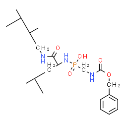 ChemSpider 2D Image | N~2~-[(R)-({[(Benzyloxy)carbonyl]amino}methyl)(hydroxy)phosphoryl]-N-[(2S)-2,3-dimethylbutyl]-L-leucinamide | C21H36N3O5P
