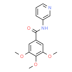 ChemSpider 2D Image | 3,4,5-Trimethoxy-N-3-pyridinylbenzamide | C15H16N2O4