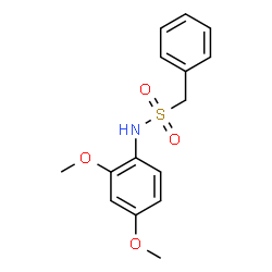 ChemSpider 2D Image | N-(2,4-Dimethoxyphenyl)-1-phenylmethanesulfonamide | C15H17NO4S