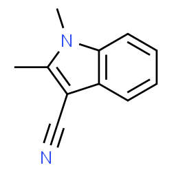 ChemSpider 2D Image | 1,2-Dimethyl-1H-indole-3-carbonitrile | C11H10N2