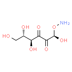 ChemSpider 2D Image | (1R,4S,5S)-1-(Aminooxy)-1,4,5,6-tetrahydroxy-2,3-hexanedione (non-preferred name) | C6H11NO7