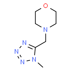 ChemSpider 2D Image | 4-[(1-Methyl-1H-tetrazol-5-yl)methyl]morpholine | C7H13N5O