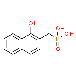 ChemSpider 2D Image | [(1-Hydroxy-2-naphthyl)methyl]phosphonic acid | C11H11O4P