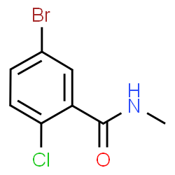 ChemSpider 2D Image | methyl 5-bromo-2-chlorobenzamide | C8H7BrClNO