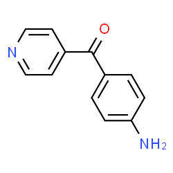 ChemSpider 2D Image | (4-Aminophenyl)(4-pyridyl)methanone | C12H10N2O