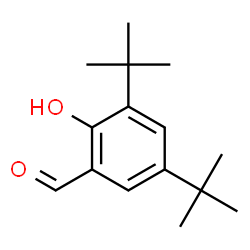 ChemSpider 2D Image | 3,5-Bis(tert-butyl)-2-hydroxybenzaldehyde | C15H22O2