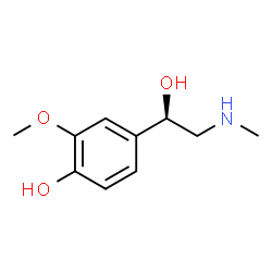 ChemSpider 2D Image | (R)-Metanephrine | C10H15NO3