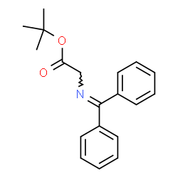 ChemSpider 2D Image | Diphenylmethylene-Glycine t-Butyl ester | C19H21NO2