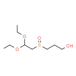 ChemSpider 2D Image | 3-[(2,2-Diethoxyethyl)sulfinyl]-1-propanol | C9H20O4S