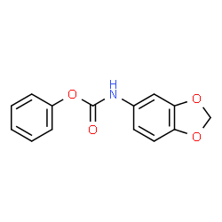 ChemSpider 2D Image | Phenyl 1,3-benzodioxol-5-ylcarbamate | C14H11NO4