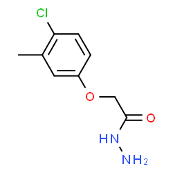 ChemSpider 2D Image | 2-(4-Chloro-3-methylphenoxy)acetohydrazide | C9H11ClN2O2