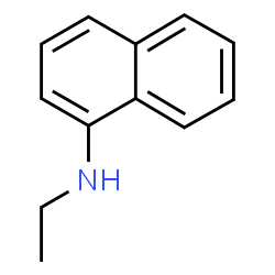 ChemSpider 2D Image | N-Ethyl-1-naphthylamine | C12H13N