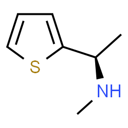 ChemSpider 2D Image | (1R)-N-Methyl-1-(2-thienyl)ethanamine | C7H11NS
