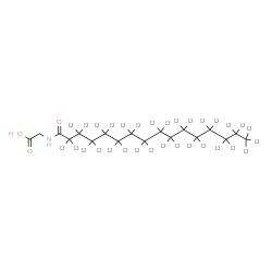 ChemSpider 2D Image | N-(~2~H_31_)Hexadecanoylglycine | C18H4D31NO3
