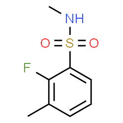 ChemSpider 2D Image | 2-Fluoro-N,3-dimethylbenzenesulfonamide | C8H10FNO2S