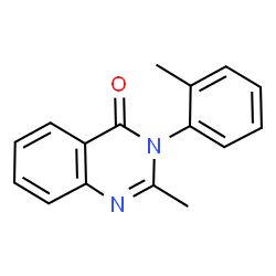 ChemSpider 2D Image | methaqualone | C16H14N2O