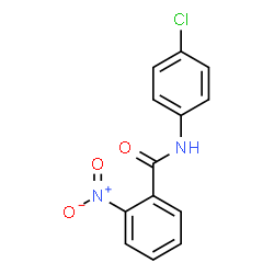 ChemSpider 2D Image | N-(4-Chlorophenyl)-2-nitrobenzamide | C13H9ClN2O3