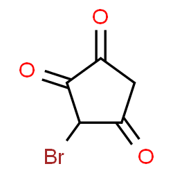 ChemSpider 2D Image | 3-Bromo-1,2,4-cyclopentanetrione | C5H3BrO3