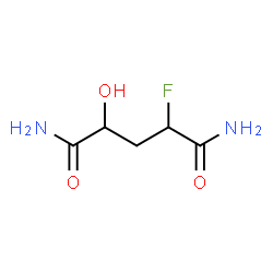 ChemSpider 2D Image | 2-Fluoro-4-hydroxypentanediamide (non-preferred name) | C5H9FN2O3