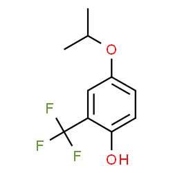 ChemSpider 2D Image | 4-Isopropoxy-2-(trifluoromethyl)phenol | C10H11F3O2