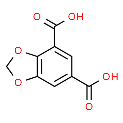ChemSpider 2D Image | 1,3-Benzodioxole-4,6-dicarboxylic acid | C9H6O6
