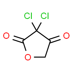 ChemSpider 2D Image | 3,3-Dichloro-2,4(3H,5H)-furandione | C4H2Cl2O3